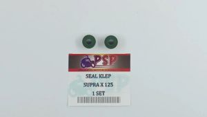 Seal Klep Supra X 125 (Harga Per Set Isi 2) - Sil Siel Karet Batang Klip Valve Stem Honda BeAT Fi