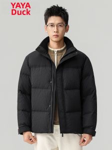 Thermal Fashion Padded Mens Jacket Duck Down Short Style