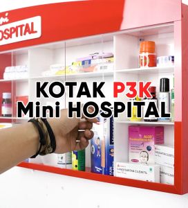 Kotak Obat P3K Akrilik Mini Hospital