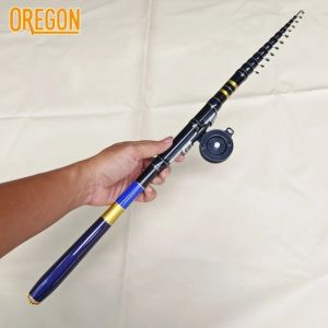 Joran tegek kolong custom Oregon carbon 450 + Reel