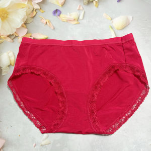 Quần Lót Ren Lụa Sữa Nhanh Khô Cạp Vừa Cạp Thấp Cho Nữ Quần Lót Thoải Mái Thoáng Khí Quần Lót Cotton Thấm Hút Ẩm