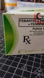 PURGE PRO (FEBANTEL+PRAZIQUANTEL+FENBENDAZOLE)