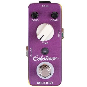 Mooer | MOOER Echolizer Delay Guitar Effects Pedal 25ms-600ms Echolizer Delay Time Effect Micro True Bypass Pedal Guitar Accessories