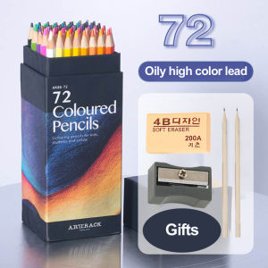 12/24/48/72 Colors Color pencil DIY set includes: Wooden Color Pencil Sharpener Eraser School Office Supplies Art Stationery