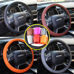 Ultra-Thin Summer Ice Sensation Car Steering Wheel Cover Soft Silicone Non-Slip Four Seasons Universal Men Women Hand Grip Cover