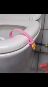 2 Pieces/set Lift Seat Handle Bracket Toilet Lid Lifter Toilet Lid Lifting Tool Ring Bezel Bathroom Sanitary Toilet【SMQ】