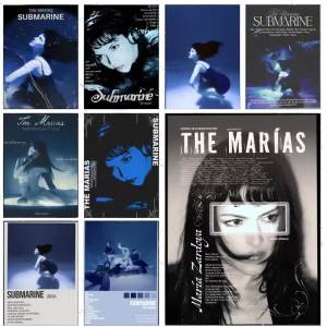 album art S-Submarine The Marias Poster Premium Decor Art & Gift for Household Lounge Home Ornaments