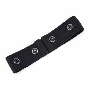 Invisible Jeans Belt Buckle Free Elastic Womens Belt Buckle Extension Elastic Expansion Adjustment Buckle Elastic Men Lazy Belt