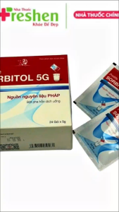 Bột pha Prolife Sorbitol 5G Giúp làm giảm triệu chứng táo bón - Hộp 24 gói x 5g