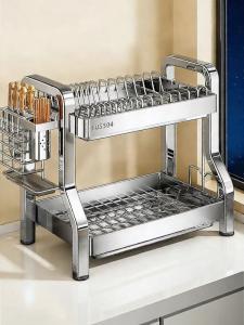 B&W | Stainless Steel Multipurpose Dish Storage Rack