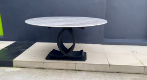 Chanel Round Stone Table / Infinity 1.5M Marble Table - FRM5223-TB