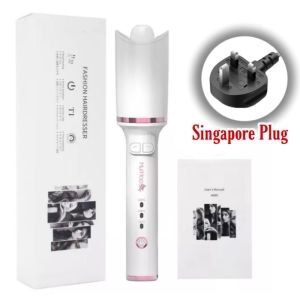 🔥🔥🔥 [SG Seller] Ceramic Automatic Hair Curler With Infused -VE ION/Wired 3-pin plug/Fast Delivery/Mothers Day Gift
