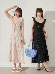 JULULOOK | Đầm Dáng Suông Phồng Hoa Cỡ Lớn