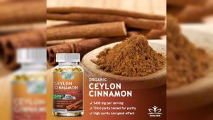 SNGHWE Vegan Ceylon Cinnamon Capsules EnergyHeart Supplement Metabolism AntioxidationJointGlucose Metabolism Plant Extract Supplemet