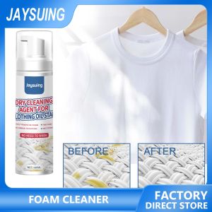 Jaysuing chất làm sạch áo khoác lông vũ bọt máy giặt khô khô làm sạch thảm rèm nệm sạch hơn miễn phí rửa mùa đông không nước áo phao khoác dài khô chất làm sạch 200ml nhanh chóng loại bỏ vết bẩn quần áo sạch rửa miễn phí bọt phun máy hút bụi gia dụng