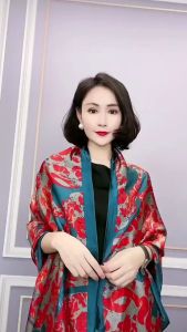 Khăn choàng nư Khăn lụa dài đi du lịch satin dáng dài thời trang 180x90cm sang chảnh hàng lᴏại 1 (có sẵn)