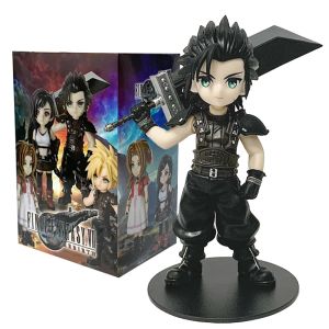 Bandai | Final Fantasy VII Rebirth Merchandise Q Chocobo Figures of Tifa Zack Cloud and Aerith Plush Toys and Keychain Gifts