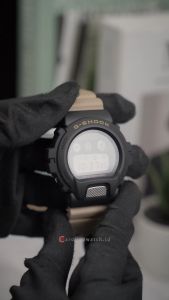 Jam Tangan Pria Casio G-Shock DW-6900TU-1A5 Black Dial Brown Resin Band