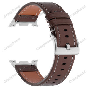 No Gaps Leather for Samsung Galaxy Watch 8 Classic 40mm44mm Strap Business Women Mens Replace Band for Watch 7 Ultra 47mm Wrist