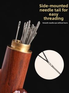 Elderly Blind Friendly No-Threading Sewing Needle