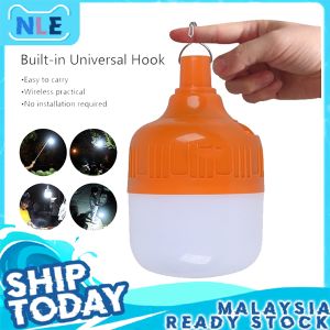 Outdoor Emergency Rechargeable Bulb Waterproof Lampu Pasar Malam 50W 100W 150W