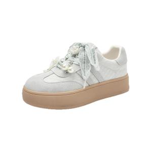 Josiny | Dress Matching Sporty Thick Sole White Shoes
