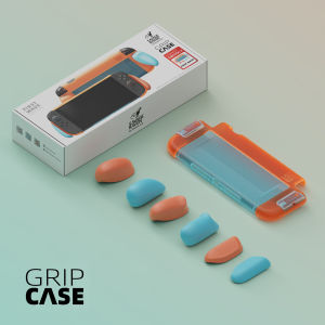 New Savage Raven by Skull & Co. Grip Case With Replaceable Ergonomic Grip Protective Case for Nintendo Switch 2 NS2 Game Console