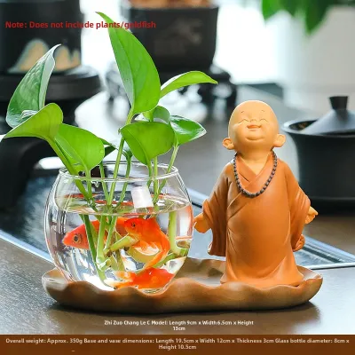 New Chinese Zen Style Home Decorations Small Monk Figurine TV Cabinet Entrance Hall Decorations Tea Table Office Desktop Ornaments