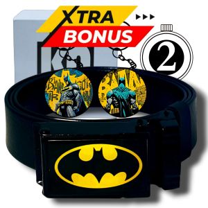 Sabuk/Ikat pinggang anak SD SMP Batman bahan berkualitas.Trendi dan kekinian untuk fashion