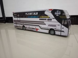 Bus miniatur kisdpanda panjang 45 cm
