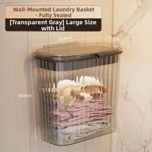 LUTUMEI | Wall Mounted Clothes Storage Basket