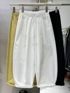 Quần Ống Rộng Cỡ Lớn 300 Pound Quần Ống Rộng Màu Trơn Thường Ngày Cho Nam Mùa Hè Quần Ống Rộng Ống Thẳng Có Dây Rút Quần Ống Rộng Thời Trang