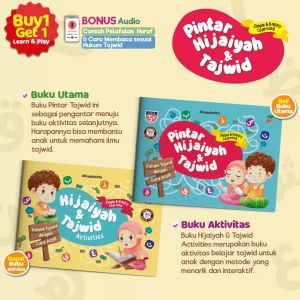 [PAKET ISI 2 BUKU] Pintar Hijaiyah dan Tajwid | Ziyad (Untuk Usia 5th+)