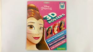 Disney Princess Pop Heads 3D Posters Activity Book For Kids to Have Fun With Craft & Activities