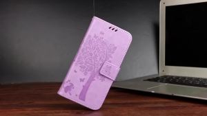 Leather Wallet Flip Case for Honor Magic 8 7 6 X5C X6D X6C X70 X8D X9C X9D 600 Pro Lite  | Cat Tree Embossed Design Card Holder