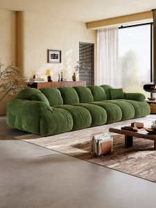 RUFEI | French Retro Style Soft Fluffy Sofa