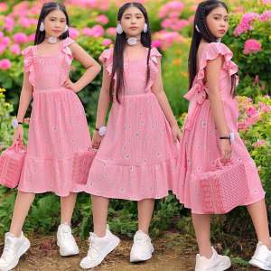 FRANCINE PRINTED DRESS FOR ALANGAN 7-10 YRS OLD