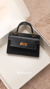 RAINSMORE Womens Bag Elara Bag Retro Lock Accent Dual-use Handbag Crossbody Bag for Women