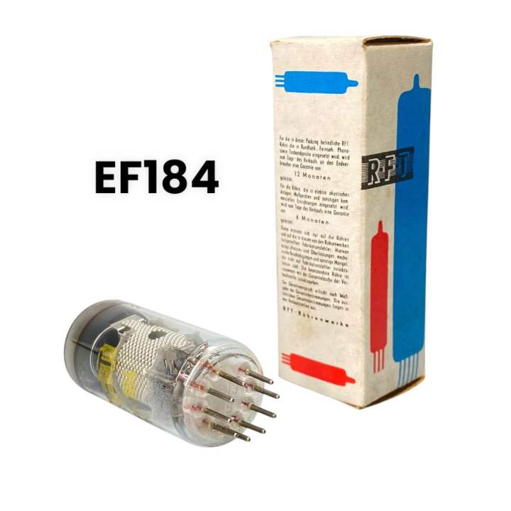 Tube électronique EF184 Telefunken NOS (New Old Stock) - Neuf Sous Blister