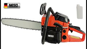 NESO Mesin Potong Kayu Mesin gergaji 62CC 20inch Chainsaw 2Tak Untuk Alat Outdoor mesin belah