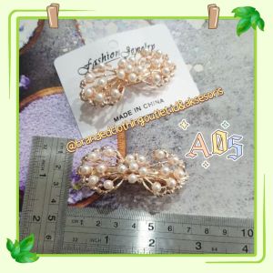JEPITAN RAMBUT MUTIARA IMPORT PREMIUM / JEPIT RAMBUT BESI OTOMATIS / JEPIT RAMBUT MUTIARA KOREAN STYLE / KEP RAMBUT VINTAGE / AKSESORIS PITA RAMBUT | JPO7840