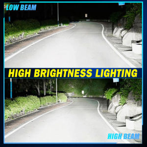 2pcs H7 H1 H8 H11 9005 LED fog lamp bulbs CSP LED ultra-bright fog lights DRL lamps 6000K white 3000K yellow 12000K blue
