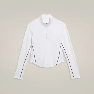 Spring Summer 2026 Womens Short Arc Hem Mesh Breathable Long Sleeve Jacket