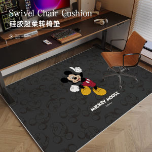Anti-Slip Computer Chair Mat Bedroom Study Desk Carpet Mouse Mickey Mouse Gaming Chair Pad Rectangular Home Decor Rug