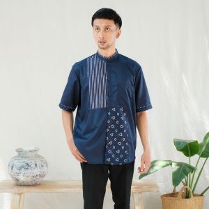 Baju Koko Terbaru Pria Premium Lengan Pendek Bahan Katun Toyobo Modern