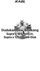 Dudukan Gear Belakang Mega Pro New (2010 - 2014) & Mega Pro Carbu KYE Naf Nap Gir