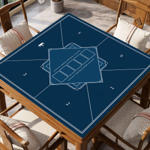 XXM | Customizable Soundproofing Dirty-Resistant Thick Tablecloth for Poker Chip Room Square
