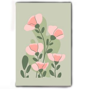 BILIBILI | 1pc Modern Flat Matisse Spring Fresh Feeling Prints Flower Market Pink Green Wall Art Posters Canvas Mural Decoration