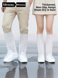 MINXOSU | Waterproof Non-slip Portable Thickened Adults Kids Rain Booties