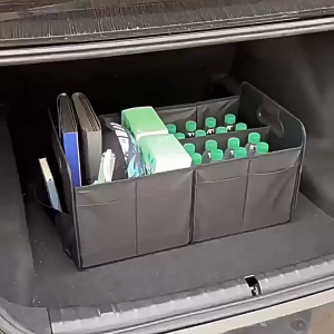 Large Foldable Oxford Cloth Storage Box - Car Trunk Organizer for Travel